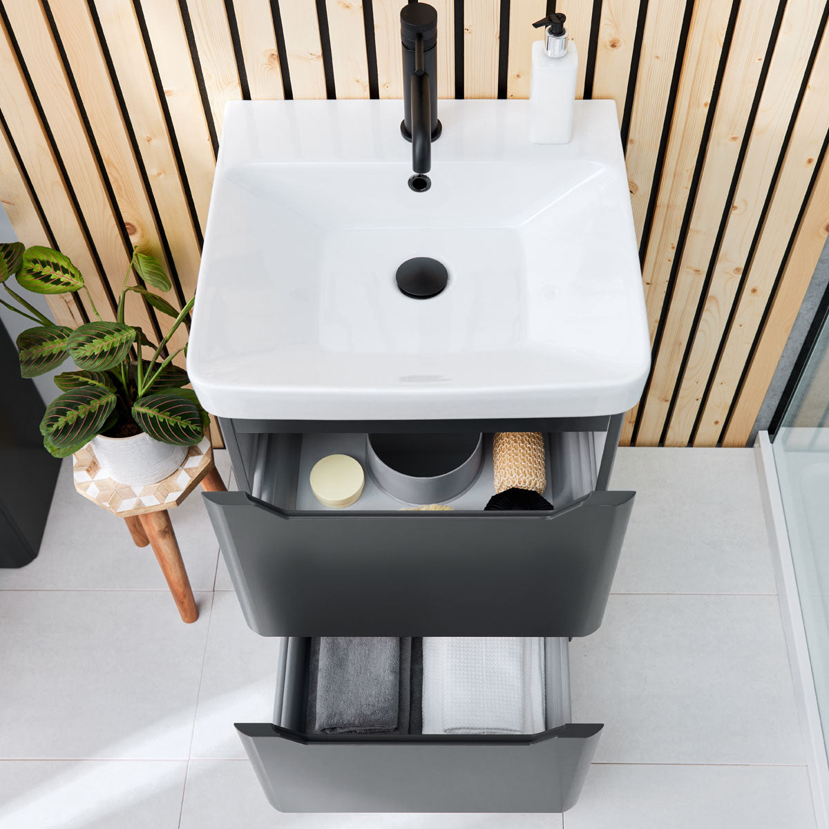 Ella 500 Floor Unit with Deep Basin and Waste