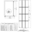 Scudo- S8 Grid Wetroom Panel