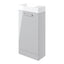 Principle 410mm Floor Standing Basin Unit & Close Coupled Toilet Pack
