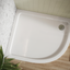 Scudo - Shires Offset Quad Shower Tray RH & Fast Flow Waste - Chrome