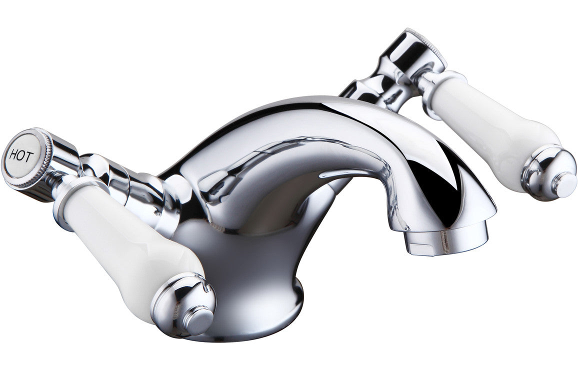 Malton Basin Mixer and Waste - Chrome