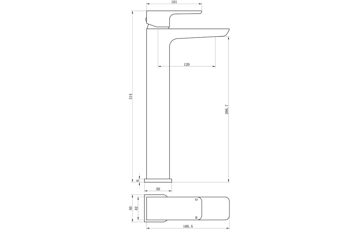 Bond Tall Basin Mixer