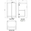 Stamford 500mm 2 Door Floor Standing Cloakroom Basin Unit - Matt Sage Green
