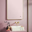 Scudo Alfie Soft Edge LED Mirror Black 500×700