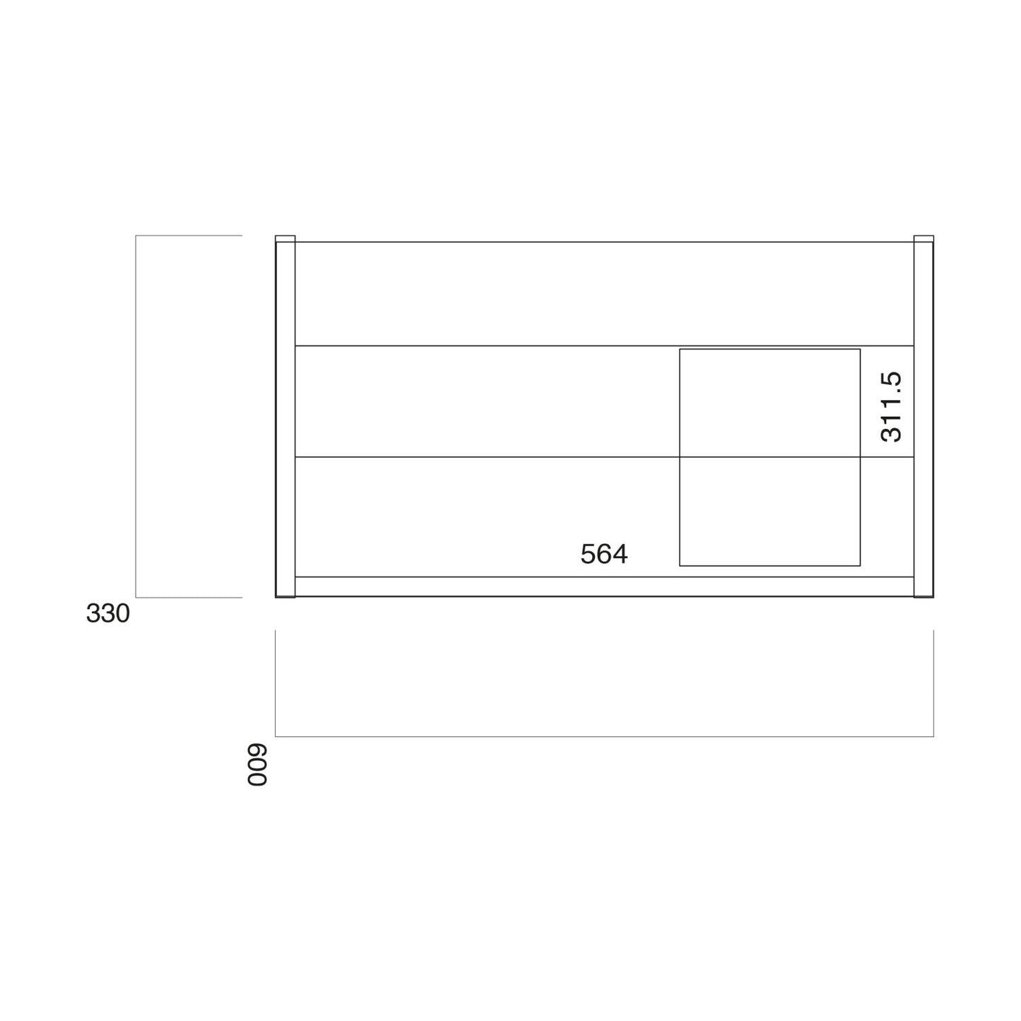 Muro 1200 Basin Cabinet