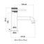 Scudo Core Mono Basin Mixer - Chrome