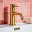 Scudo Core Mono Basin Mixer - Brushed Brass