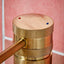 Scudo Core Mono Basin Mixer - Brushed Brass