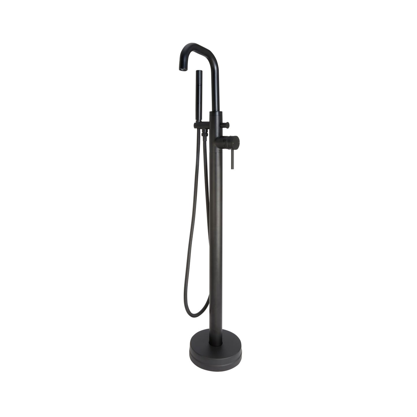 Scudo Core Freestanding Bath Shower Mixer - Matte Black
