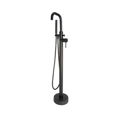 Scudo Core Freestanding Bath Shower Mixer - Matte Black