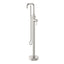 Scudo Core Freestanding Bath Shower Mixer - Brushed Nickel