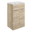 Principle 510mm Floor Standing Unit & Close Coupled WC Pack - Oak