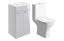 Principle 510mm Floor Standing Unit & Close Coupled WC Pack - Grey Gloss