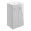 Principle 510mm Floor Standing Unit & Close Coupled WC Pack - Grey Gloss