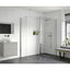Icon Wetroom Panels, Support Bar & 300mm Rotatable Panel - Chrome