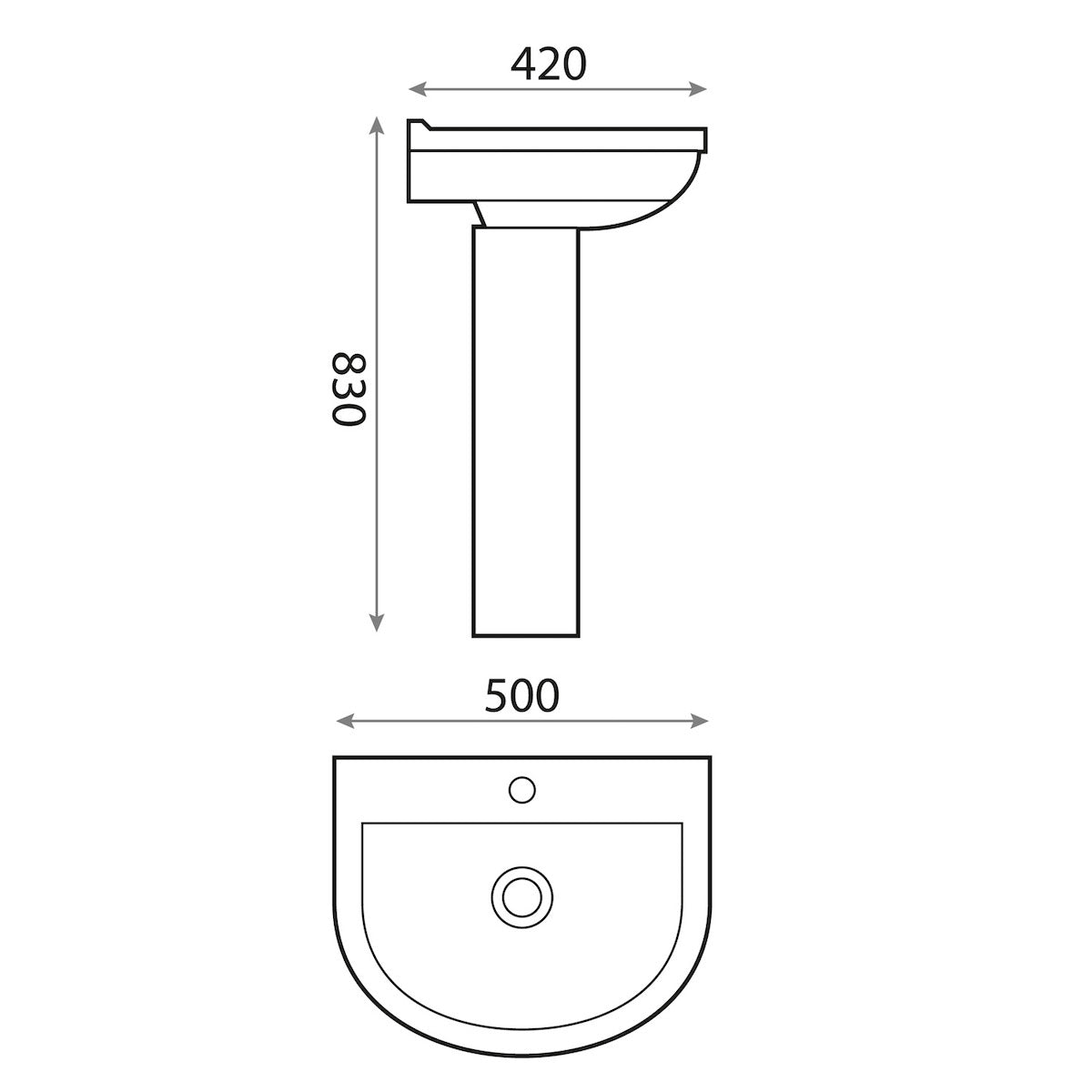 Spa Basin & Pedestal