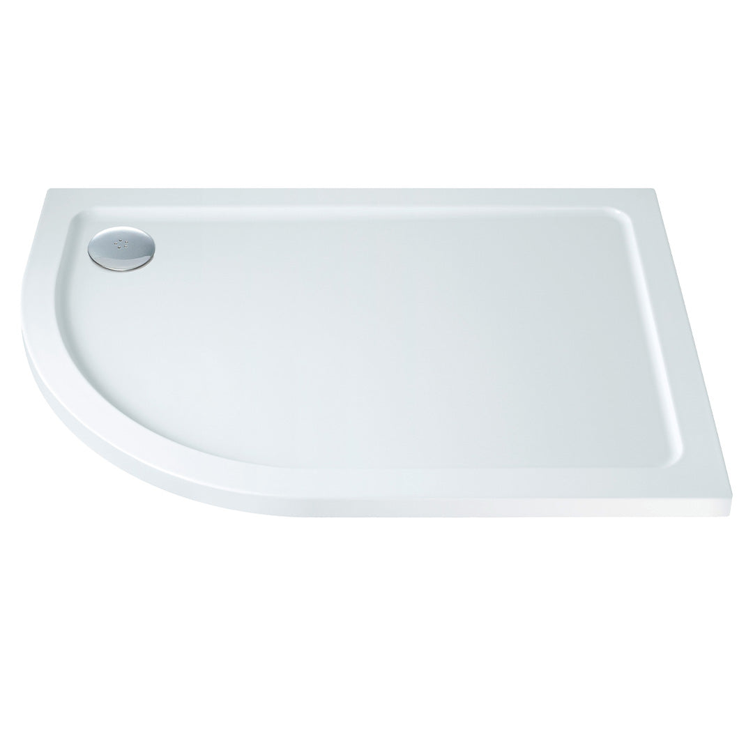 Scudo - Shires Offset Quad Shower Tray LH & Fast Flow Waste