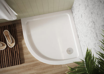 Scudo - Shires Quadrant Shower Tray & Fast Flow Waste