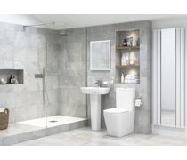 Tamarind Rimless Close Coupled Fully Shrouded Short Projection WC & Soft Close Seat