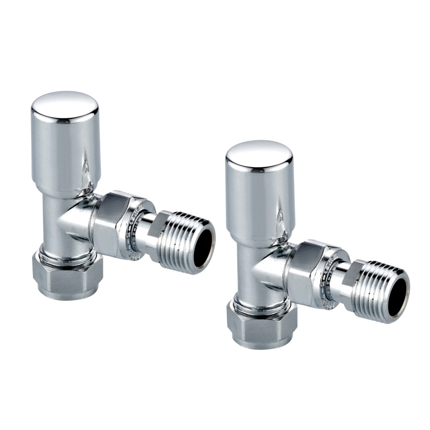 Scudo Towel Rail Valves Angled (Pair)
