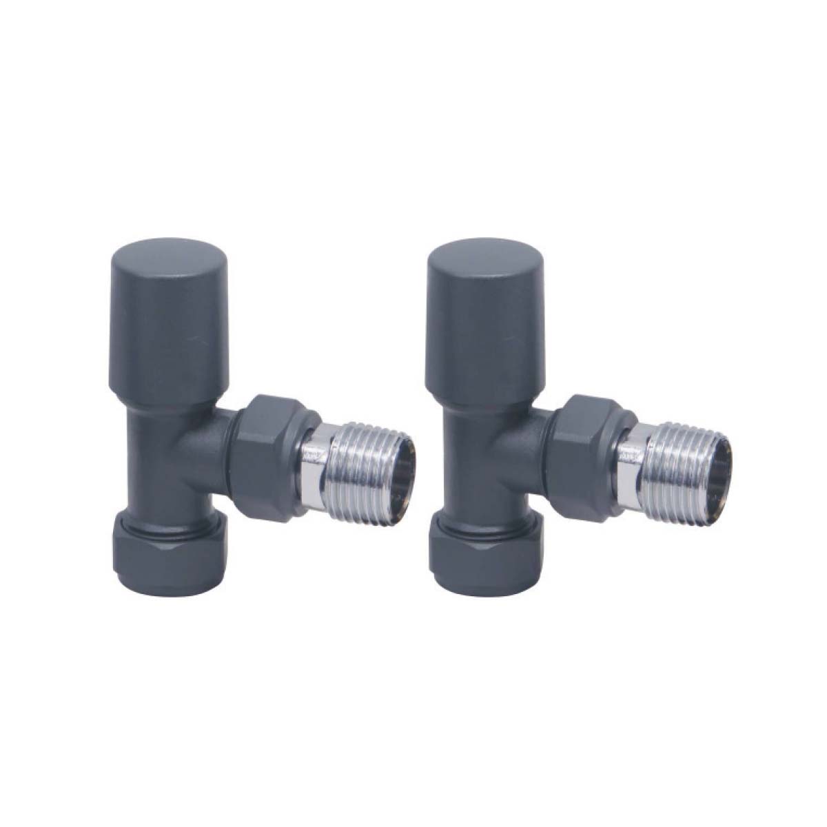 Scudo Towel Rail Valves Angled (Pair)