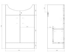 HomeFit 550mm Vanity & C/C Toilet Pack