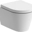 Chestnut Rimless Wall Hung WC & Soft Close Seat