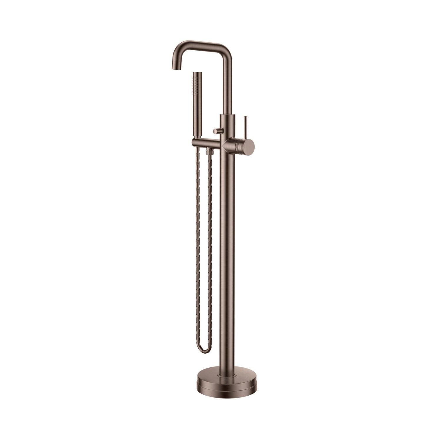Scudo Core Freestanding Bath Shower Mixer - Brushed Bronze