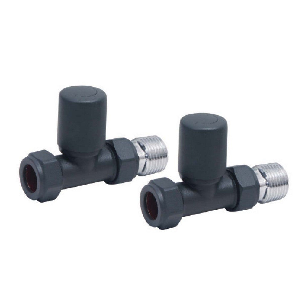 Scudo Towel Rail Valves Angled (Pair)