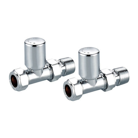 Scudo Towel Rail Valves Angled (Pair)