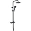 Round Thermostatic Bar Mixer Shower w/Riser Kit