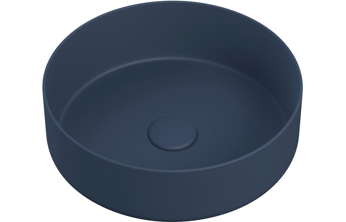 Laurel 355mm Ceramic Round Washbowl & Waste