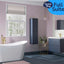 Stamfords Matt Indigo & Brass Freestanding Units, Mirror and Freestanding Bath - Full Suite Pack